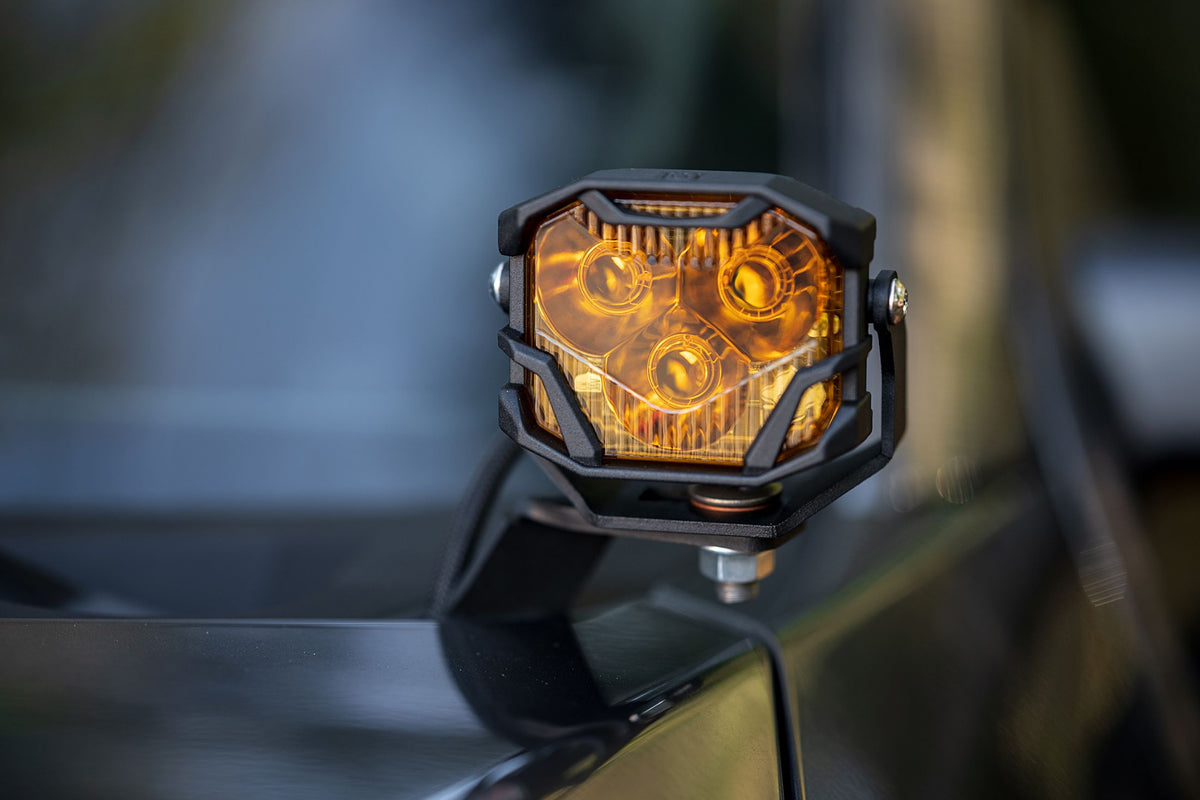 Morimoto 4Banger 2.0 NCS LED Pods (Spot / Yellow / Set) - Off Road - Universal (Image 3 of 6)