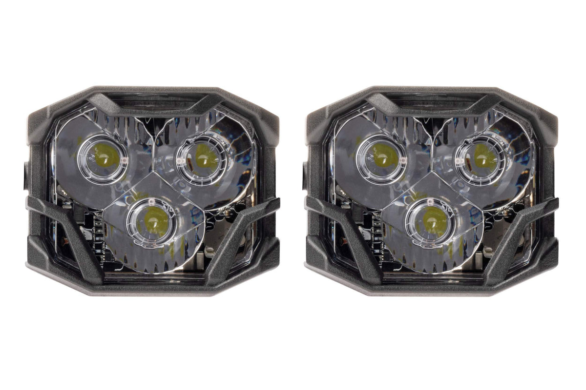 Morimoto 4Banger 2.0 HXB LED Pods (Spot / White / Set) - Off Road - Universal (Image 1 of 6)