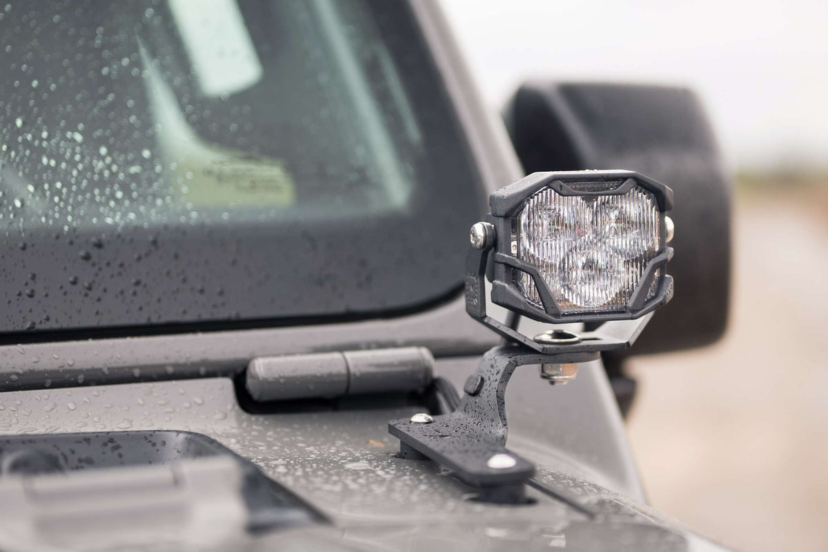 Morimoto 4Banger 2.0 HXB LED Pods (SAE Wide / White / Set) - Off Road - Universal (Image 3 of 6)