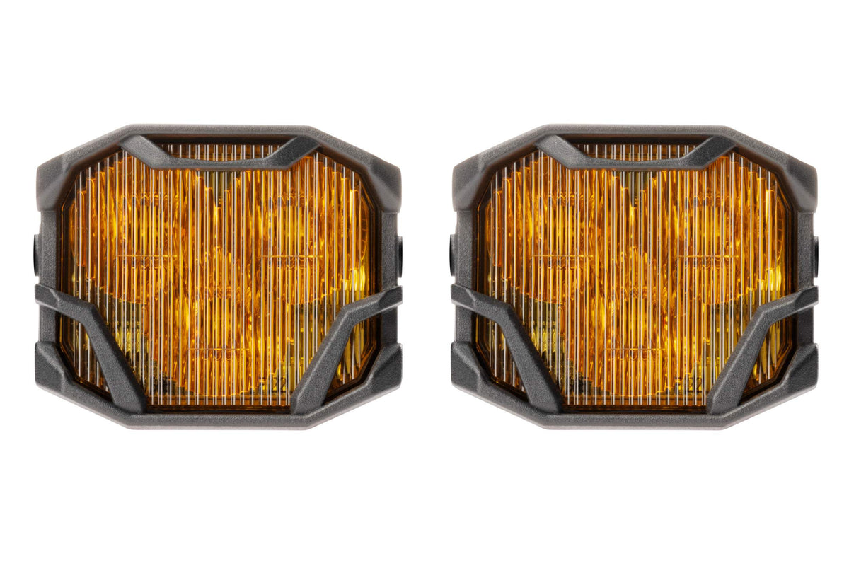 Morimoto 4Banger 2.0 HXB LED Pods (SAE Wide / Yellow / Set) - Off Road - Universal (Image 1 of 6)