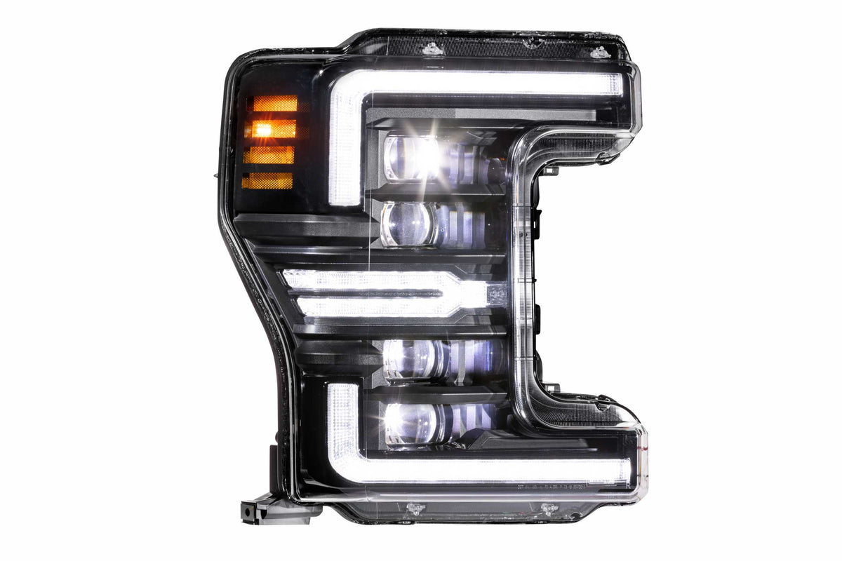 XB LED Headlights: Ford Super Duty (17-19 / White DRL / Set) - Headlights (Image 4 of 6)