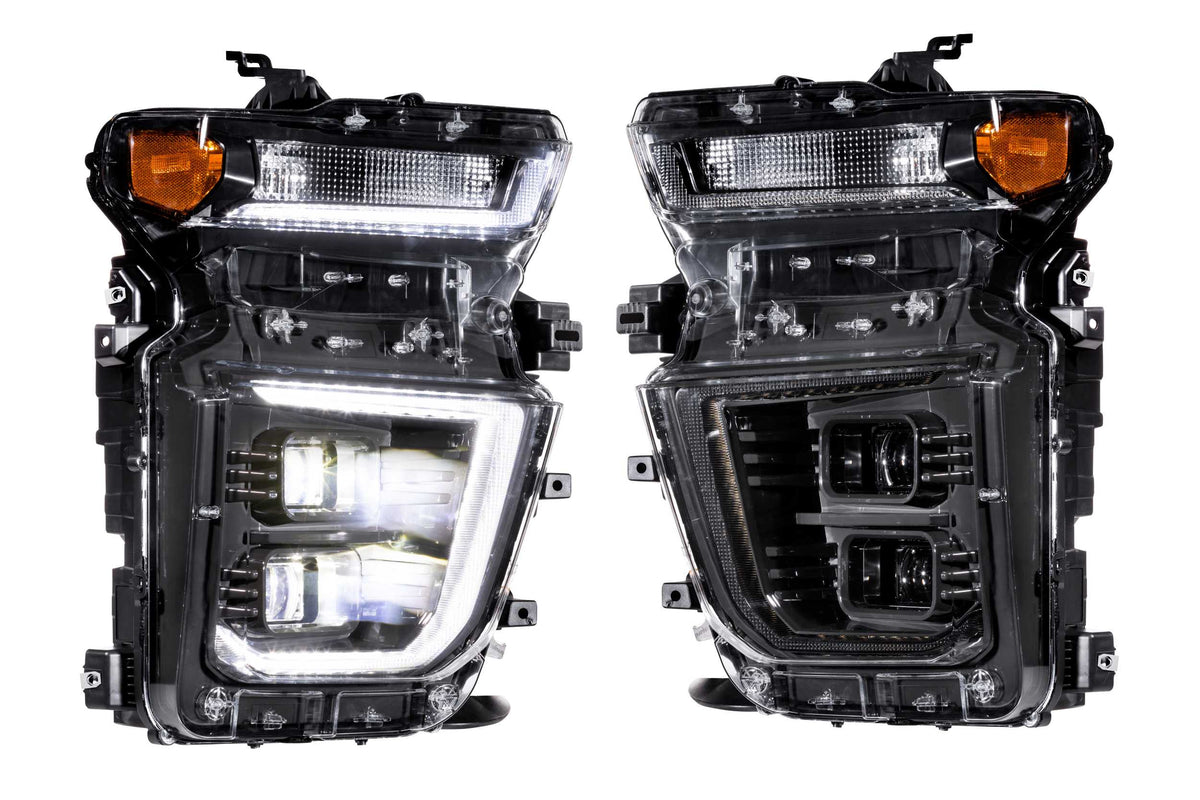 XB Hybrid LED Headlights: Chevrolet Silverado HD (20-24 / Set) - Headlights (Image 1 of 6)