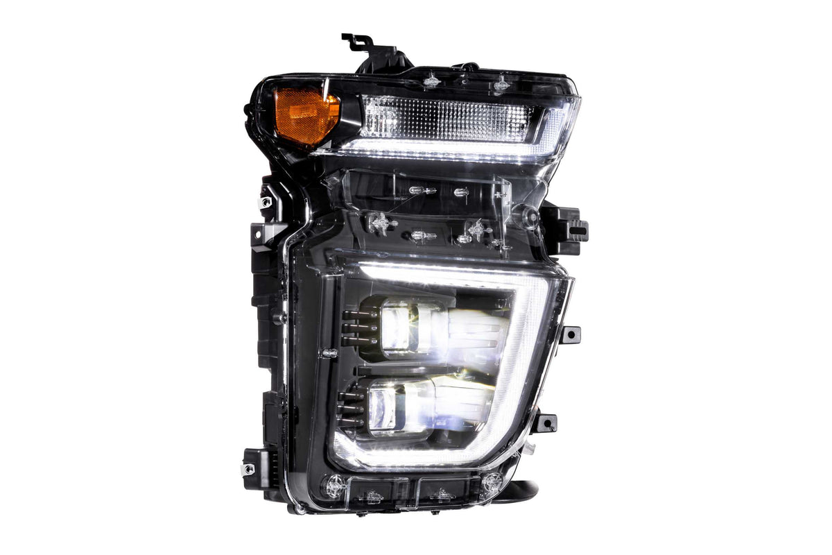 XB Hybrid LED Headlights: Chevrolet Silverado HD (20-24 / Set) - Headlights (Image 5 of 6)