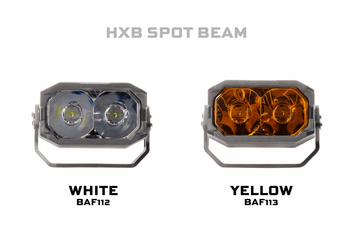 Morimoto 2Banger NCS LED Pods (Spot / Yellow / Set) - Off Road - Universal (Image 3 of 6)