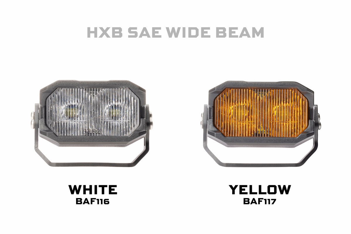 Morimoto 2Banger NCS LED Pods (SAE Wide / Yellow / Set) - Off Road - Universal (Image 3 of 6)
