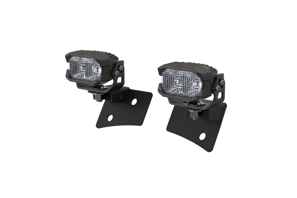 Morimoto 2Banger Ditch Light Kit: Wrangler JK (HXB White Spot Beam) - Off Road - Veh. Spec (Image 1 of 6)