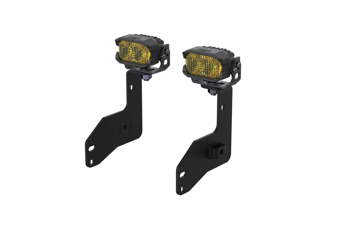 Morimoto 2Banger Ditch Light Kit: 11-16 Super Duty (NCS Yellow Flood Beam) - Off Road - Veh. Spec (Image 1 of 6)