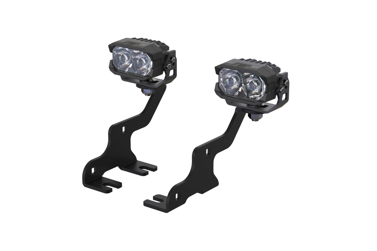 Morimoto 2Banger Ditch Light Kit: 10-14 Raptor (HXB Yellow Spot Beam) - Off Road - Veh. Spec (Image 1 of 6)