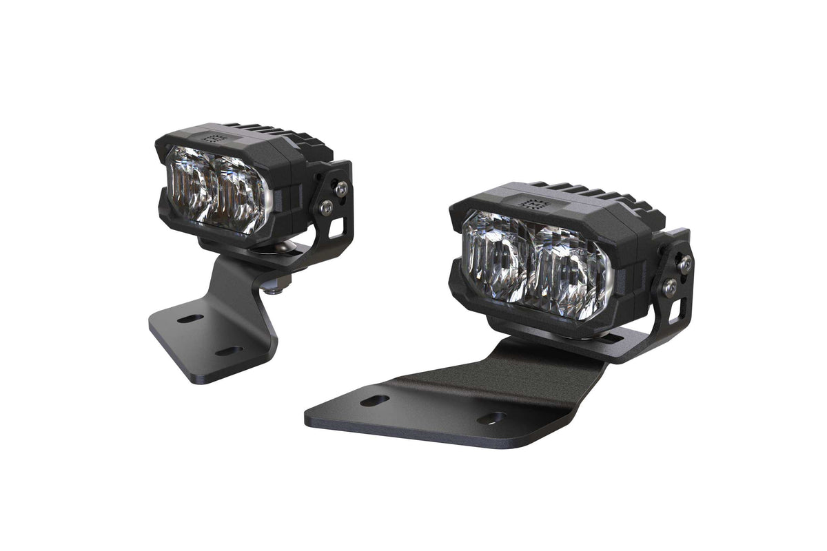 Morimoto 2Banger Ditch Light Kit: 2021+ Bronco (HXB White Combo Beam) - Off Road - Veh. Spec (Image 1 of 6)