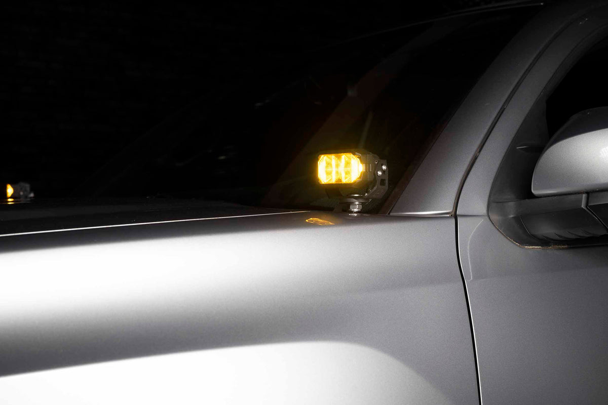Morimoto 2Banger Ditch Light Kit: 16-23 Tacoma (HXB White Combo Beam) - Off Road - Veh. Spec (Image 6 of 6)