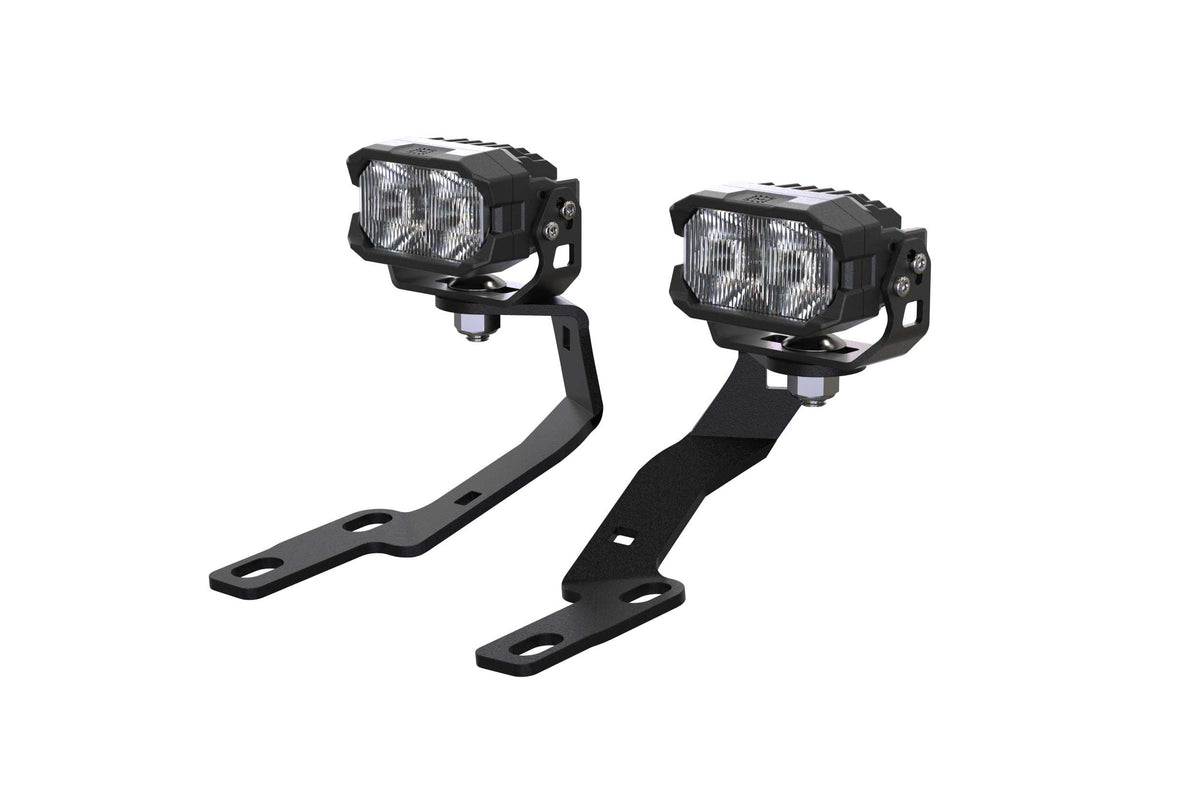 Morimoto 2Banger Ditch Light Kit: 05-15 Tacoma (NCS Yellow Spot Beam) - Off Road - Veh. Spec (Image 1 of 6)
