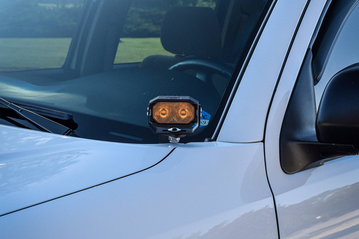 Morimoto 2Banger Ditch Light Kit: 05-15 Tacoma (HXB Yellow Combo Beam) - Off Road - Veh. Spec (Image 2 of 6)