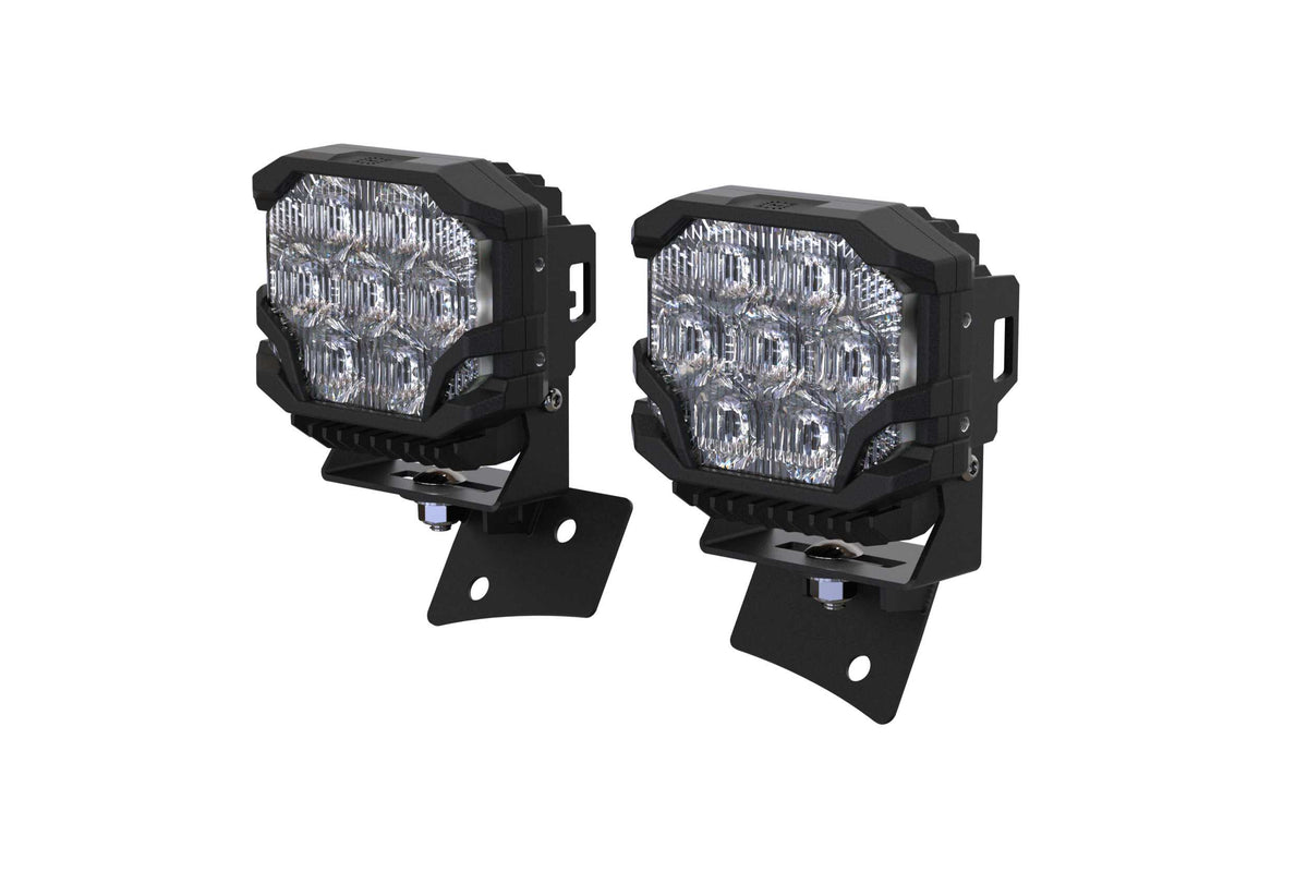 Morimoto BigBanger Ditch Light Kit: Wrangler JK (HXB White Spot Beam) - Off Road - Veh. Spec (Image 1 of 6)