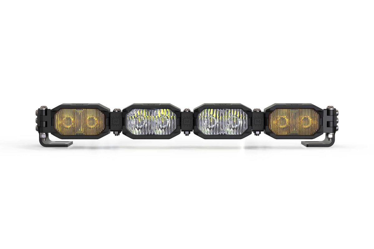 Single-Row BangerBar: (4 Pod / 16") (HXB Power - White/Yellow) - Off Road - Veh. Spec (Image 2 of 6)