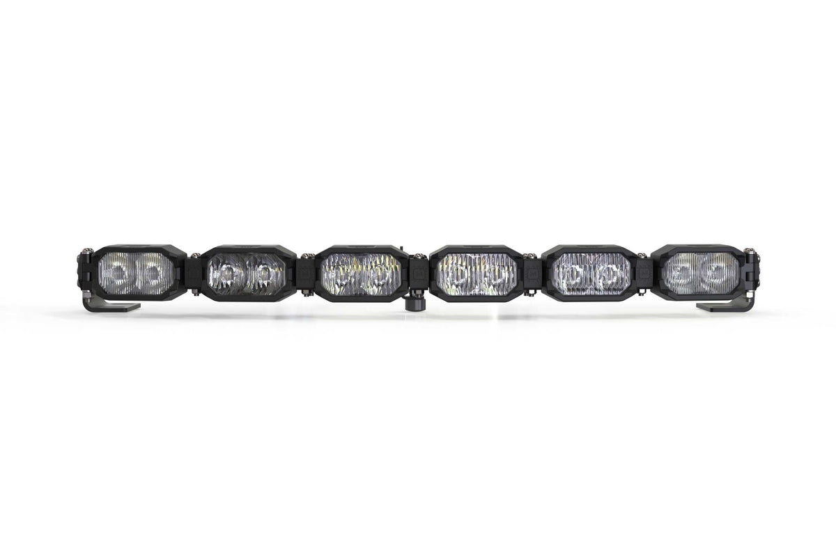 Single-Row BangerBar: (6 Pod / 24") (HXB Power - White/Yellow) - Off Road - Veh. Spec (Image 4 of 6)