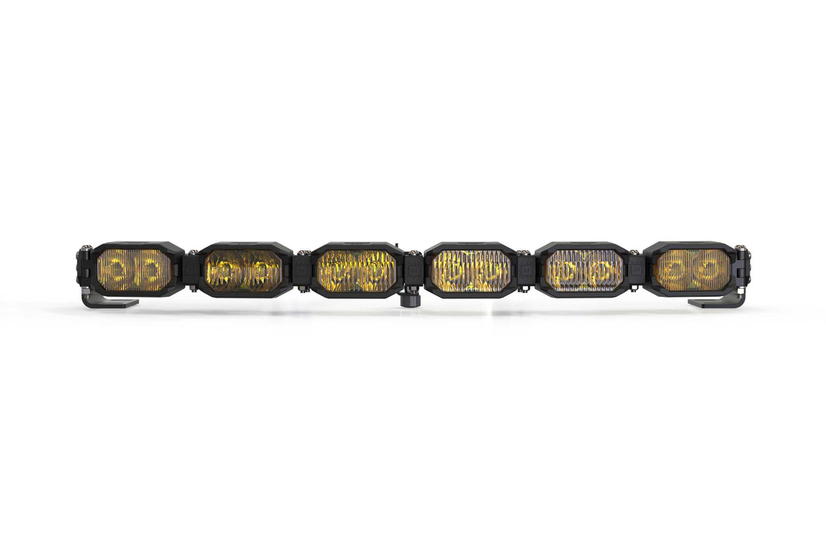 Single-Row BangerBar: (6 Pod / 24") (NCS Power - White/Yellow) - Off Road - Veh. Spec (Image 6 of 6)