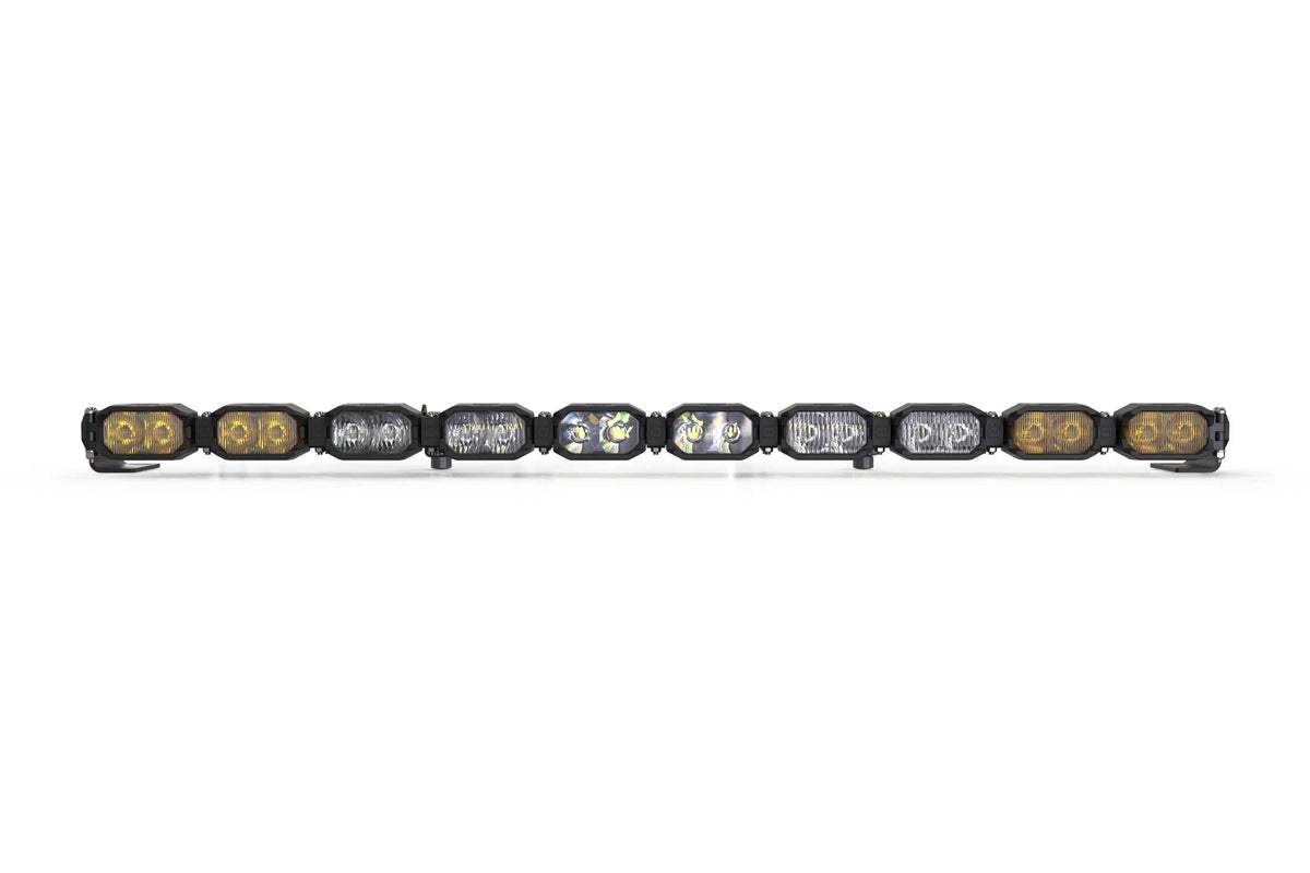 Single-Row BangerBar: (10 Pod / 40") (NCS Power - White/Yellow) - Off Road - Veh. Spec (Image 2 of 6)