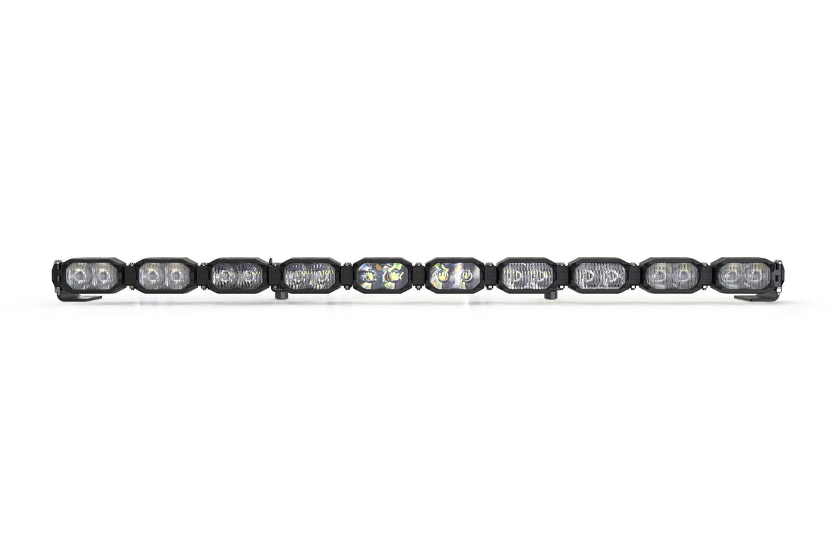 Single-Row BangerBar: (10 Pod / 40") (HXB Power - White/Yellow) - Off Road - Veh. Spec (Image 3 of 6)