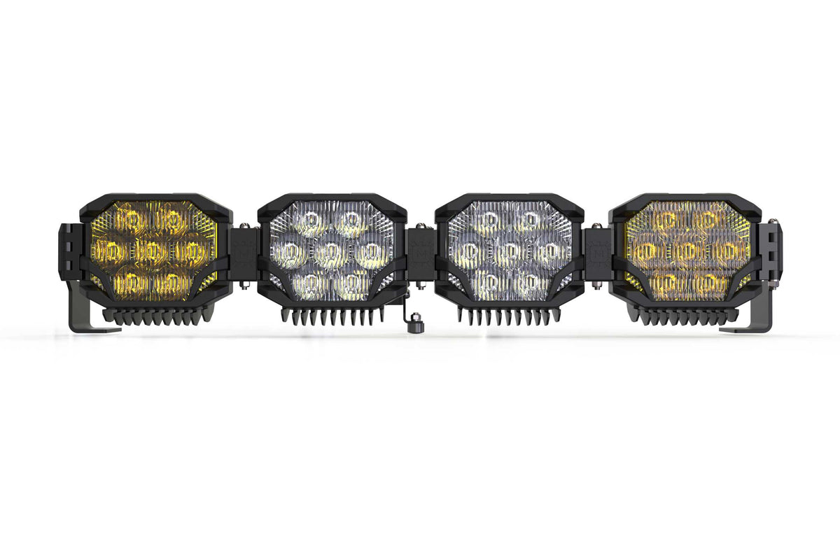 Triple-Row BangerBar: (4 Pod / 29") (NCS Power - White/Yellow) - Off Road - Veh. Spec (Image 2 of 6)