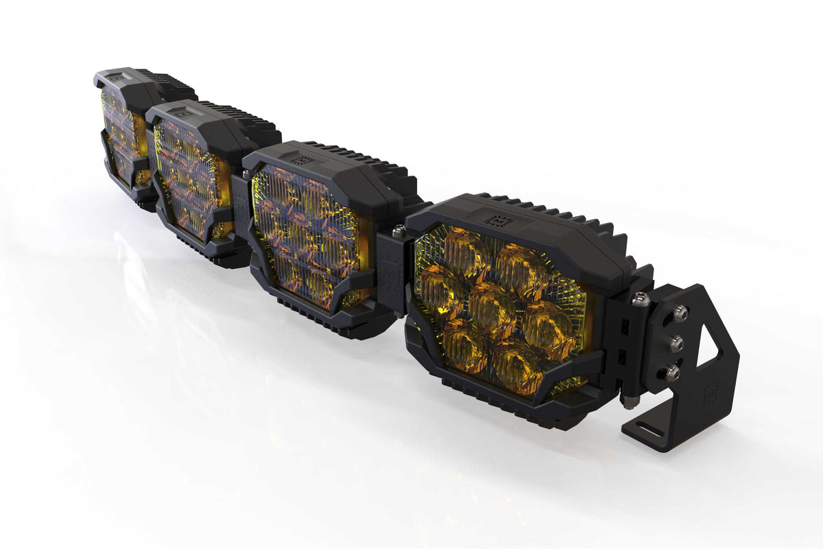 Triple-Row BangerBar: (4 Pod / 29") (NCS Power - White/Yellow) - Off Road - Veh. Spec (Image 6 of 6)