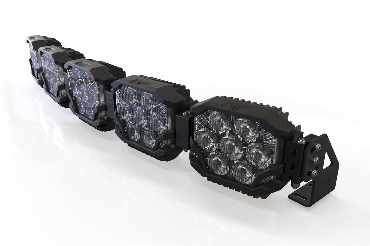Triple-Row BangerBar: (5 Pod / 36") (NCS Power - White/Yellow) - Off Road - Veh. Spec (Image 4 of 6)