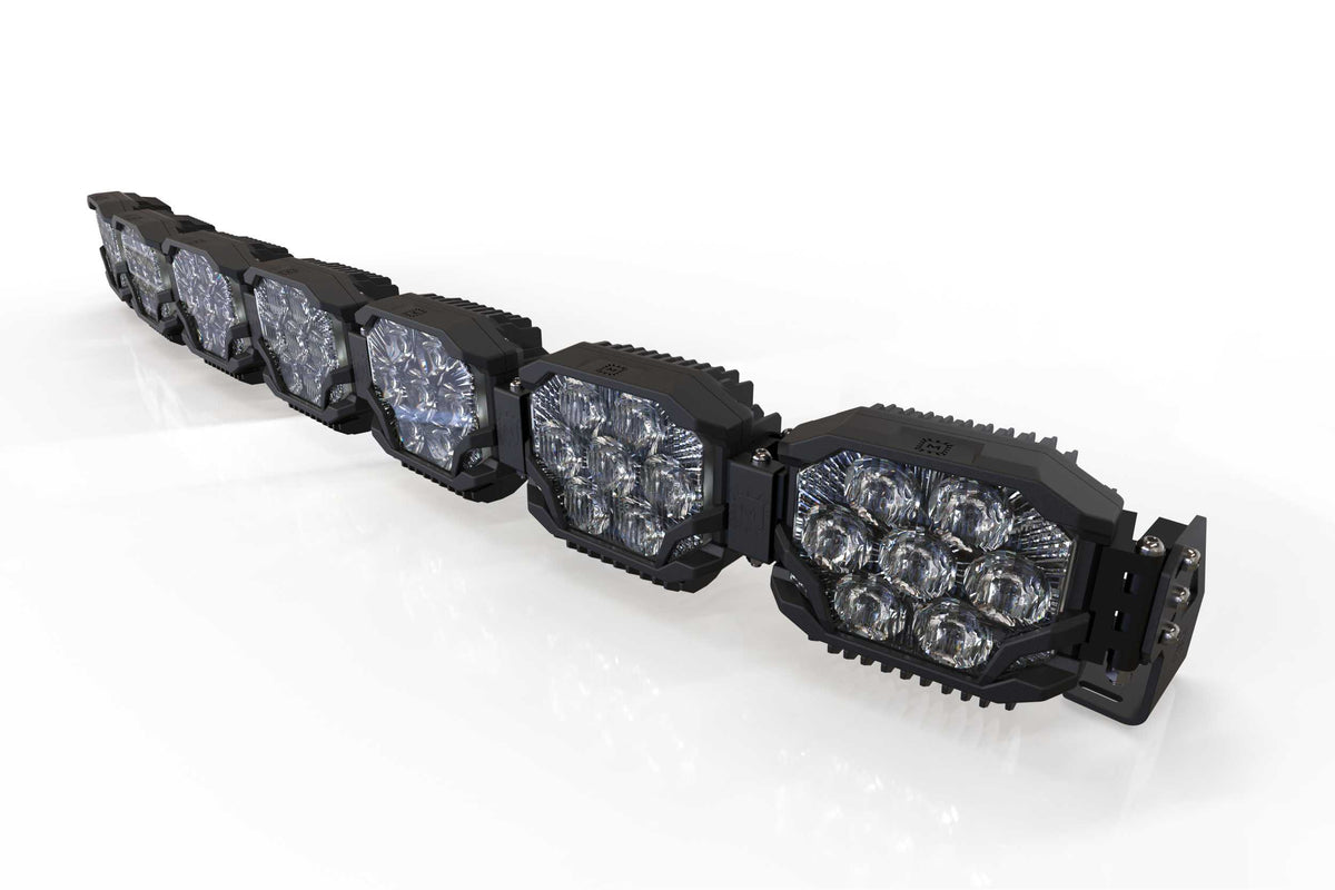 Triple-Row BangerBar: (7 Pod / 50.5") (NCS Power - White/Yellow) - Off Road - Veh. Spec (Image 4 of 6)