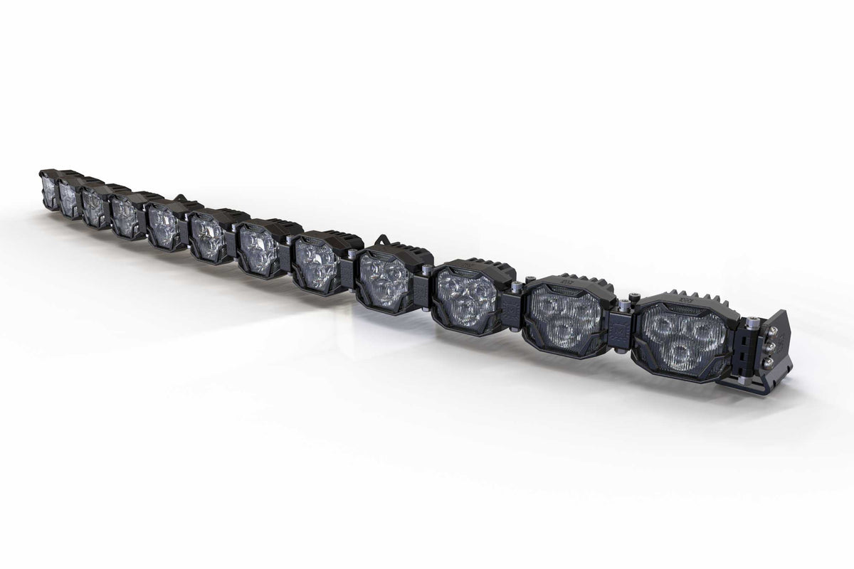 Double-Row BangerBar: (12 Pod / 48.5") (HXB Power - White) - Off Road - Veh. Spec (Image 1 of 6)