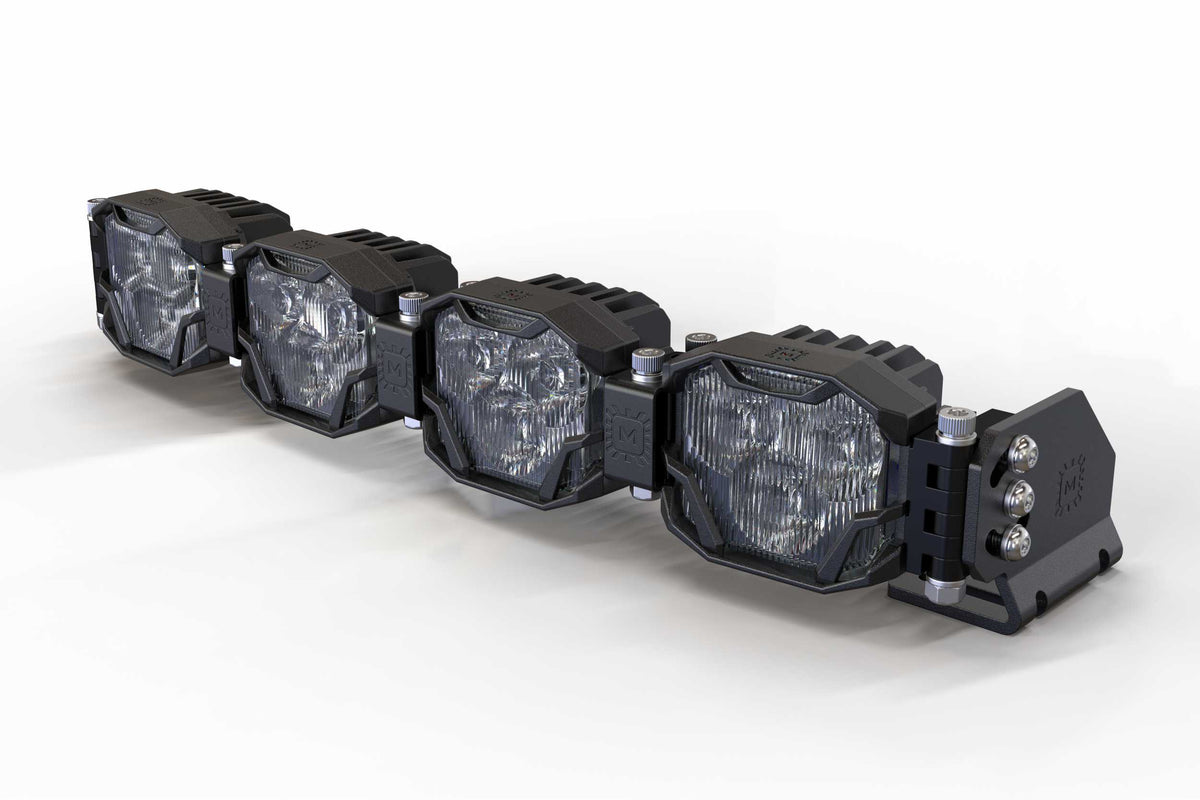 Double-Row BangerBar: (4 Pod / 16.5") (HXB Power - White) - Off Road - Veh. Spec (Image 1 of 6)