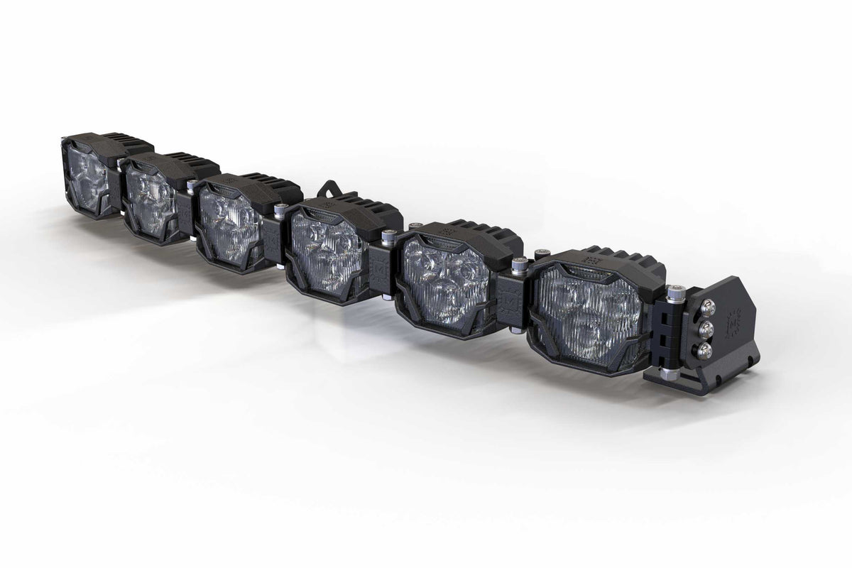 Double-Row BangerBar: (6 Pod / 24.5") (NCS Power - White) - Off Road - Veh. Spec (Image 1 of 6)