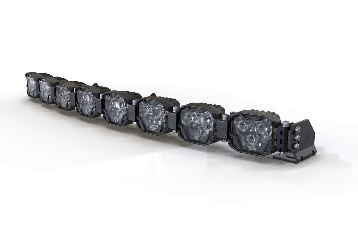 Double-Row BangerBar: (8 Pod / 32.5") (NCS Power - White) - Off Road - Veh. Spec (Image 1 of 6)