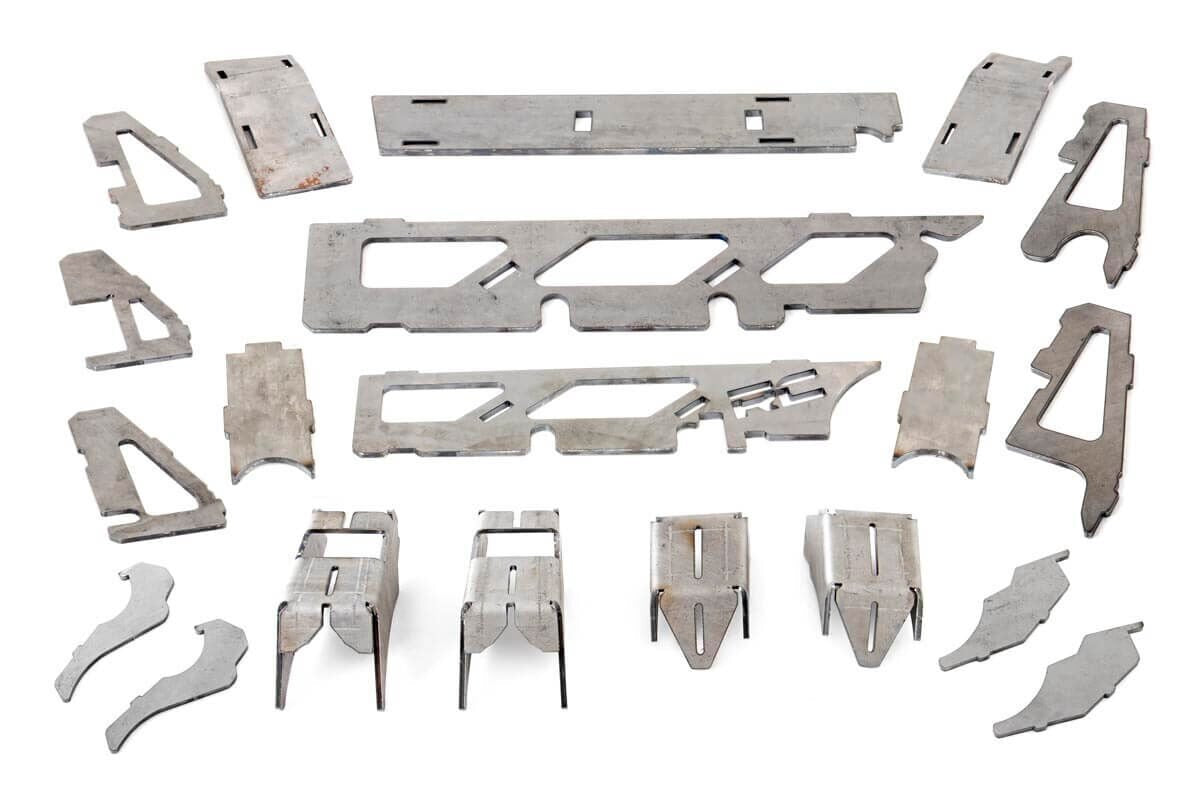 Rough Country 10565 Axle Truss and C-Gusset | Combo | Dana 30 | Jeep Wrangler JK/Wrangler Unlimited (07-18) - Image 1