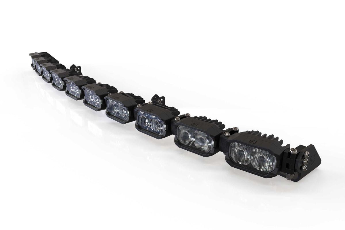 Single-Row BangerBar: (10 Pod / 40") (NCS Power - White) - Off Road - Veh. Spec (Image 2 of 6)