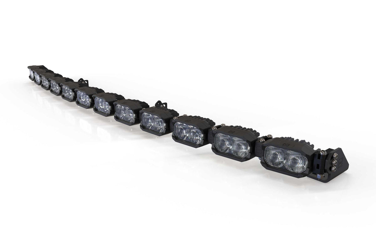 Single-Row BangerBar: (12 Pod / 47") (HXB Power - White) - Off Road - Veh. Spec (Image 2 of 6)