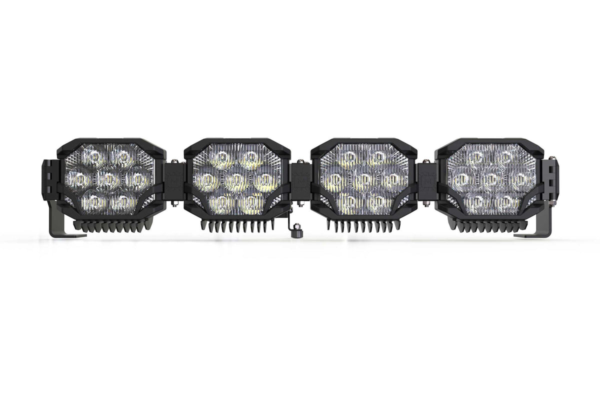 Triple-Row BangerBar: (4 Pod / 29") (HXB Power - White) - Off Road - Veh. Spec (Image 1 of 6)