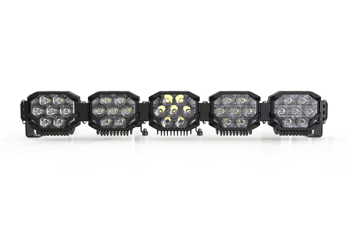 Triple-Row BangerBar: (5 Pod / 36") (NCS Power - White) - Off Road - Veh. Spec (Image 1 of 6)