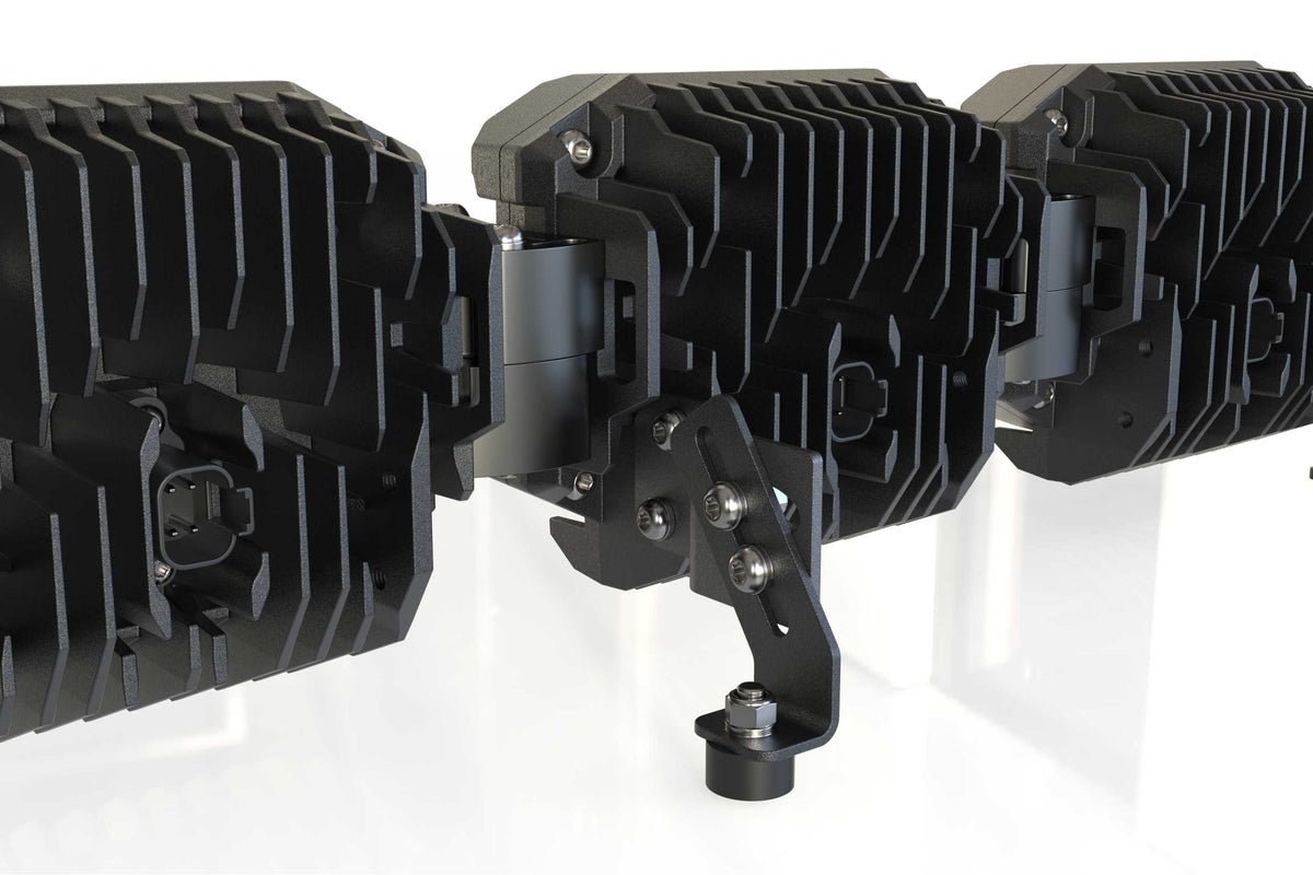 Triple-Row BangerBar: (7 Pod / 50.5") (NCS Power - Yellow) - Off Road - Veh. Spec (Image 3 of 6)