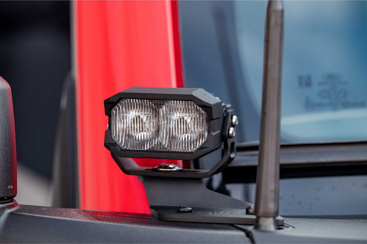 Morimoto 2Banger Ditch Light Kit: 21-26 Ford F-150 (HXB White SAE Wide Beam) - Off Road - Veh. Spec (Image 5 of 6)