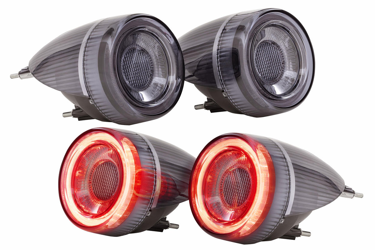 XB LED Tail Lights: Ferrari F430 (05-10 / Smoked Lens / Set) - Tail Lights (Image 1 of 6)