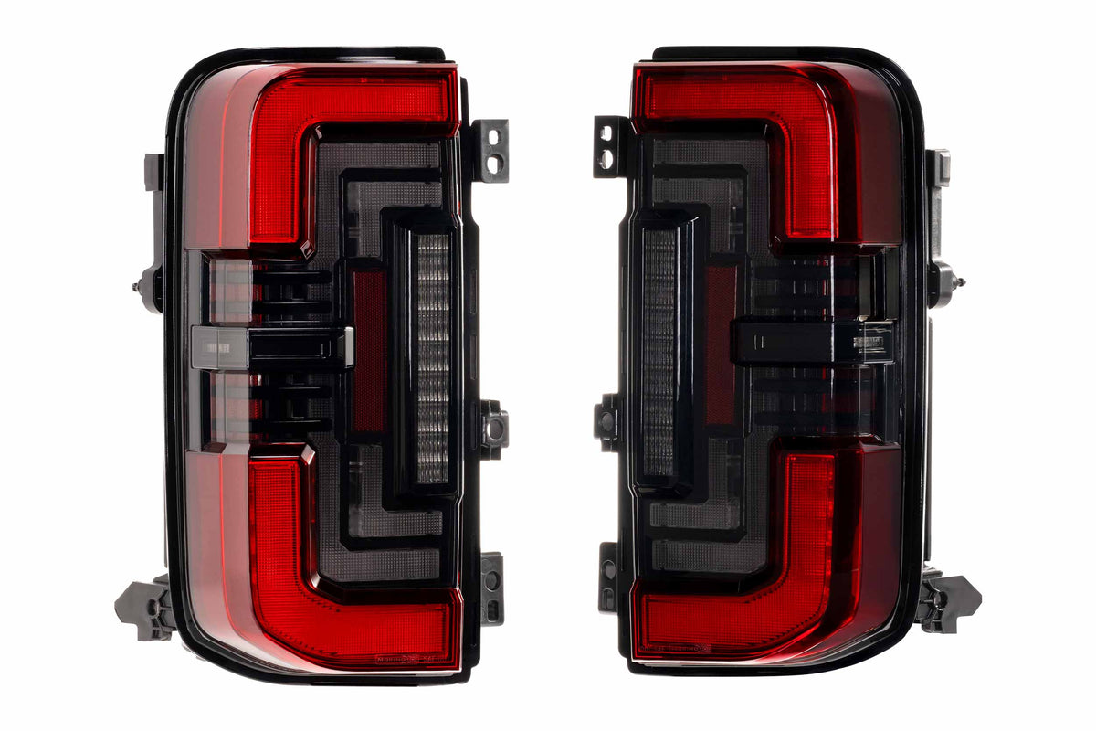 XB LED Tail Lights: Ford Bronco (21+ / Red Lens / Set) - Tail Lights (Image 3 of 6)