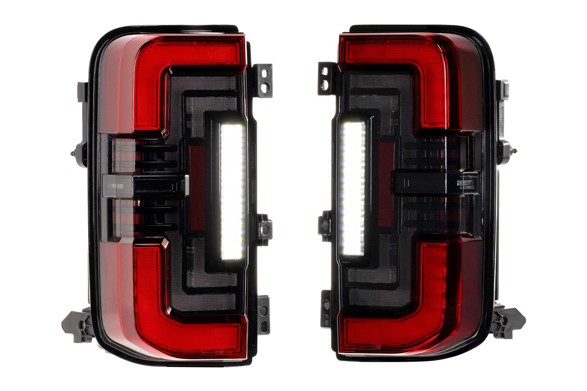 XB LED Tail Lights: Ford Bronco (21+ / Red Lens / Set) - Tail Lights (Image 5 of 6)
