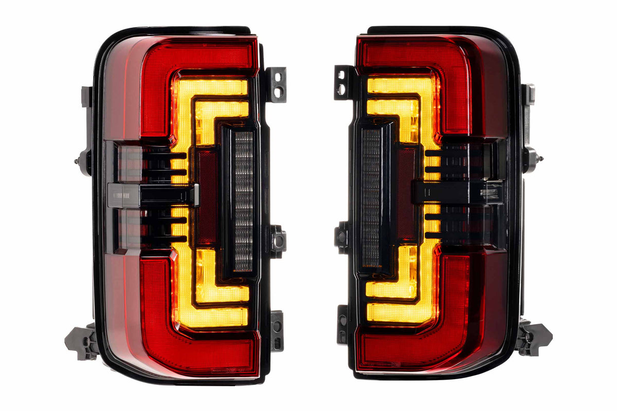 XB LED Tail Lights: Ford Bronco (21+ / Red Lens / Set) - Tail Lights (Image 6 of 6)