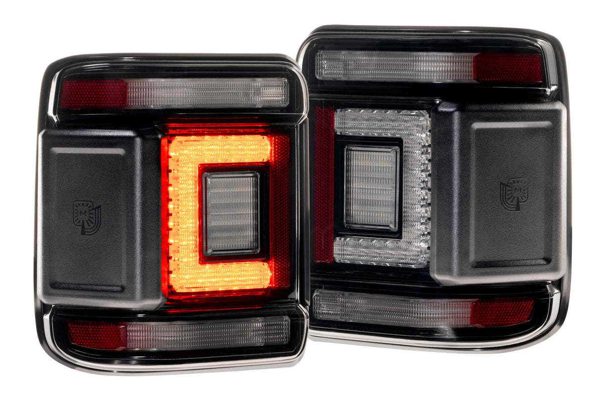 XB LED Tail Lights: Jeep Wrangler JL (18+ / Smoked Lens / Set) - Tail Lights (Image 1 of 6)