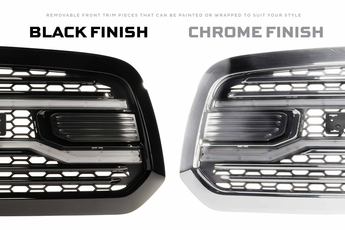 XBG LED Grille: Dodge Ram HD (13-18 / Chrome) - Grilles (Image 5 of 6)