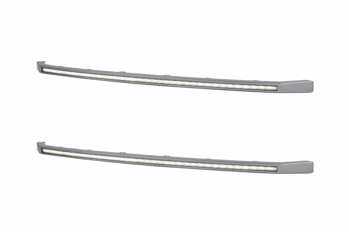 XBG LED DRL Grille Inserts: Ford Super Duty Platinum (20-22 / White DRL / Set) - Grilles (Image 6 of 6)