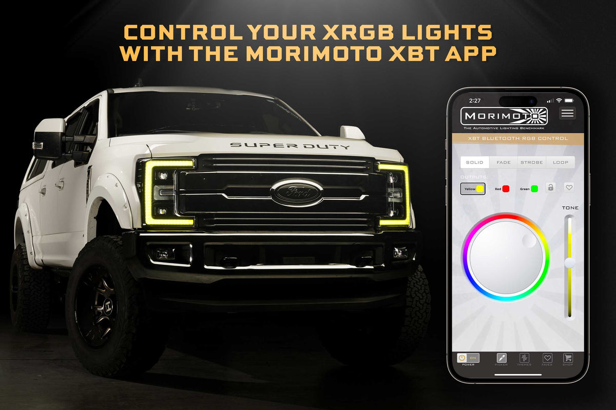 XRGB LED Headlights: 17-19 Ford Super Duty (Set) - Headlights (Image 3 of 6)