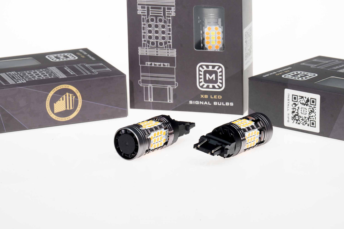 3156/3157: XB LED Bulbs (Amber / Set) - Signal/Brake/Interior (Image 1 of 6)