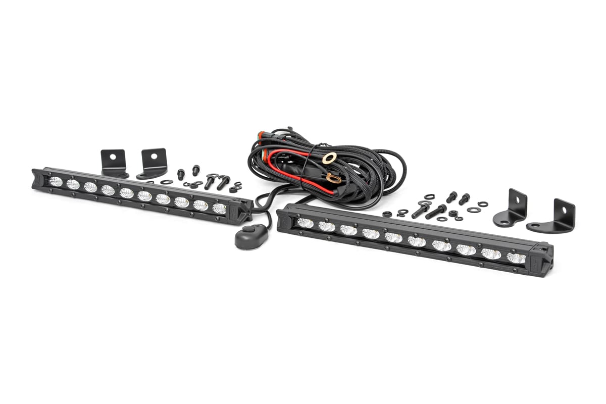 10 Inch Black Series LED Light Bar | Slim Line| Pair - Lighting & Acc (Image 2 of 6)
