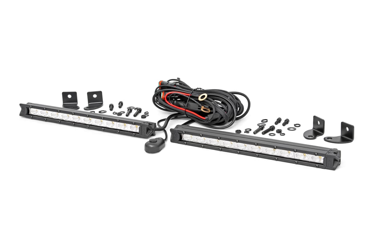 10 Inch Chrome Series LED Light Bar | Slim Line | Pair - Lighting & Acc (Image 2 of 6)