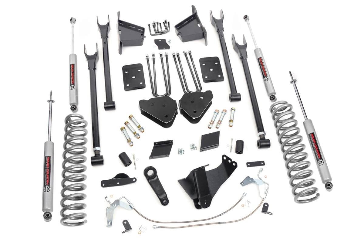 RC 6 Inch Lift Kit | 4-Link | No OVLD | Ford F-250 Super Duty 4WD (2011-2014) (manufacturer page)