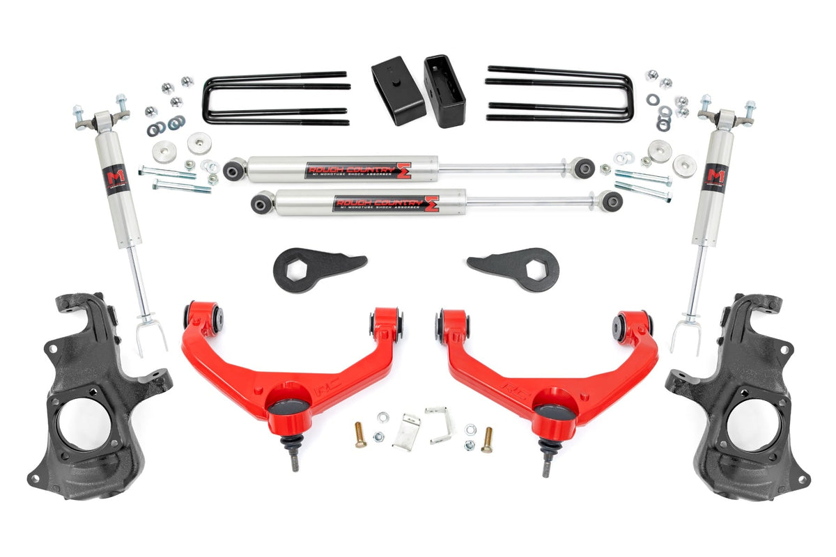 3.5 Inch Knuckle Lift Kit | M1 | w/ Overloads | Chevy/GMC 2500HD/3500HD (11-19) - Susp Lift Kits 4wd (Image 1 of 6)